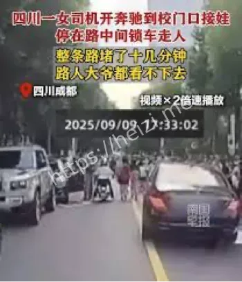 成都奔驰女司机